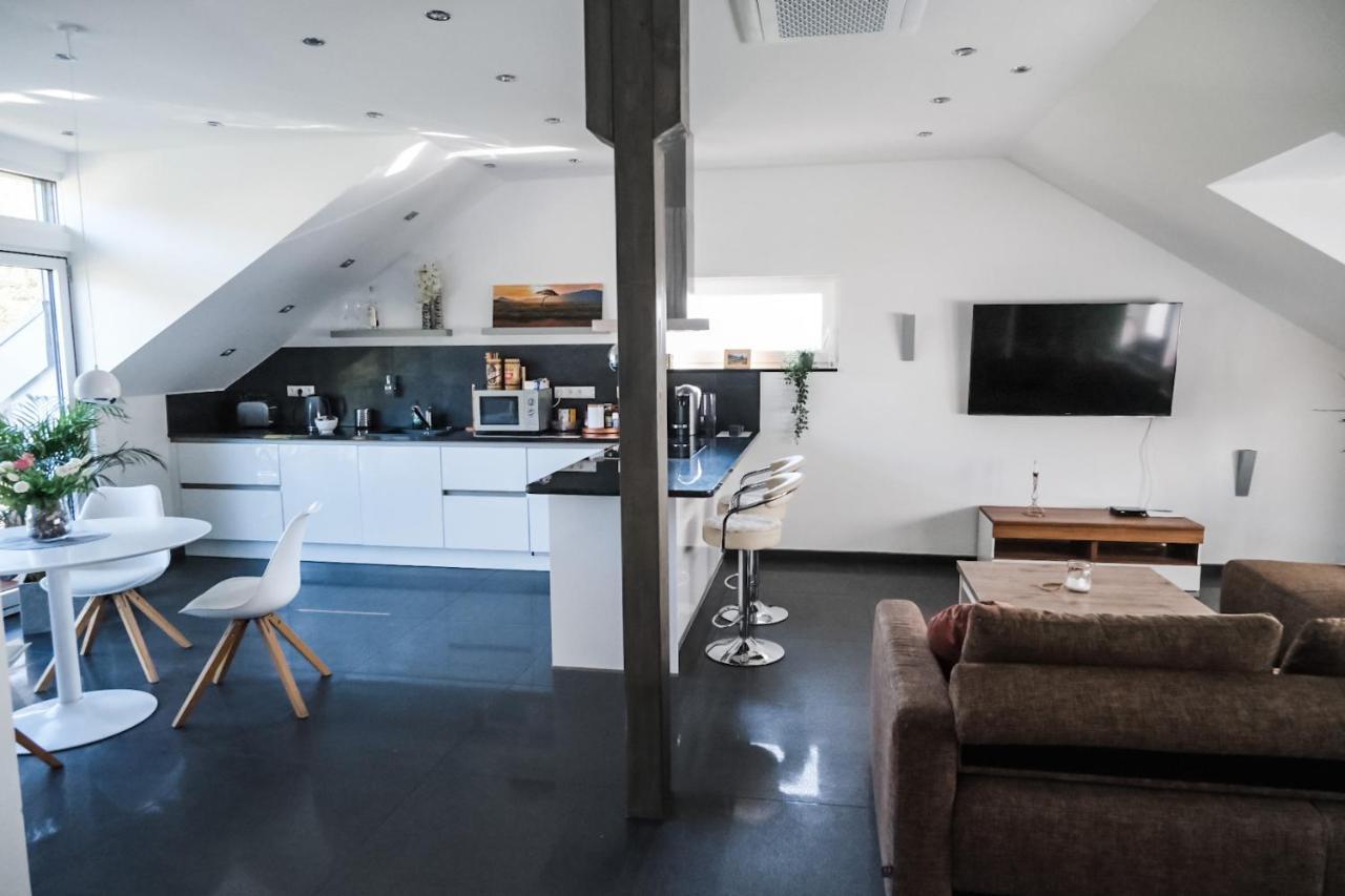 Modern Loft/Apartment Near Bonn Dtag/Dhl/Un Königswinter Zewnętrze zdjęcie